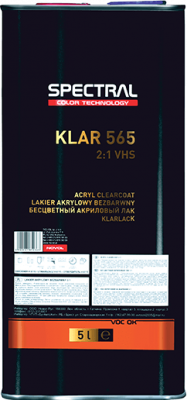 Лак SPECTRAL KLAR 565 VHS 2:1 бесцветный 5л фото в интернет магазине Новакрас.ру
